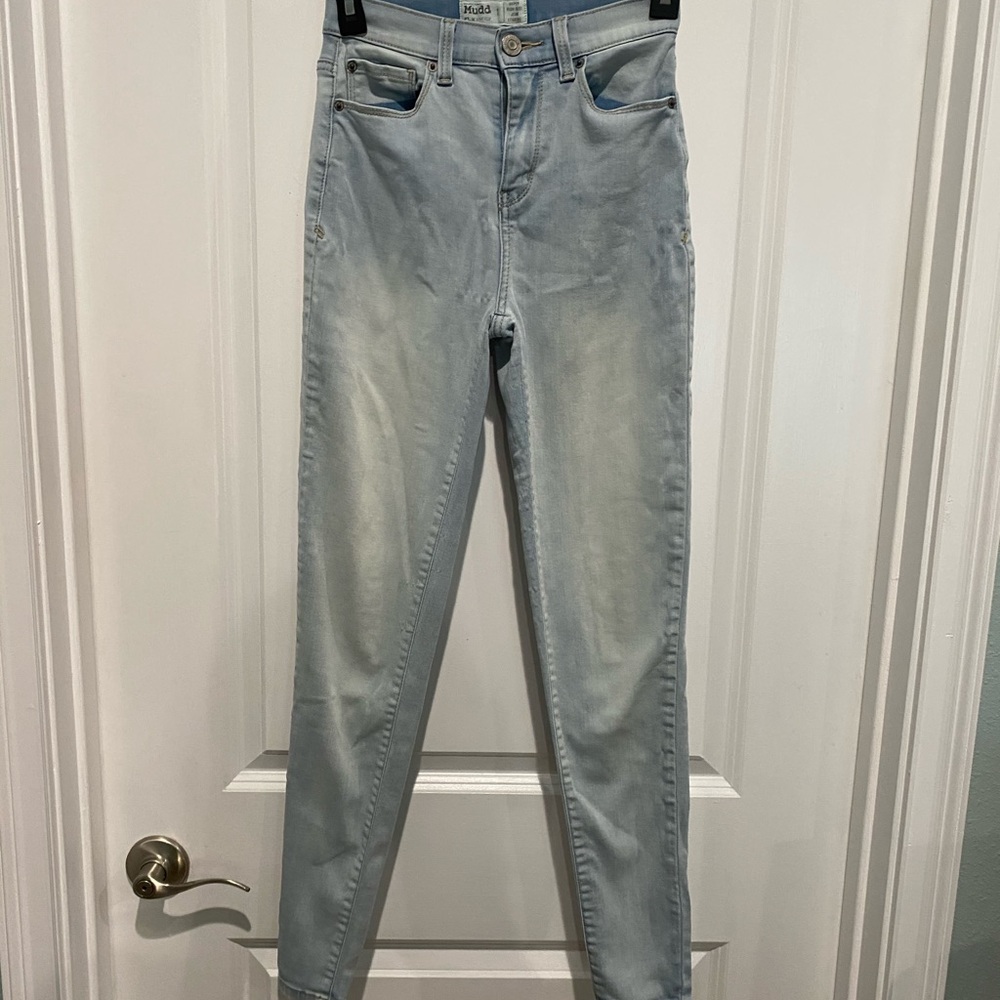 Mudd FLX Stretch Super High-Rise Jean Legging Sz 1 - Picture 1 of 2